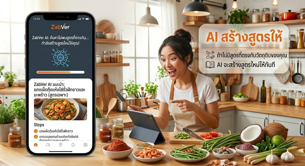 Gemini AI สร้างสูตรให้