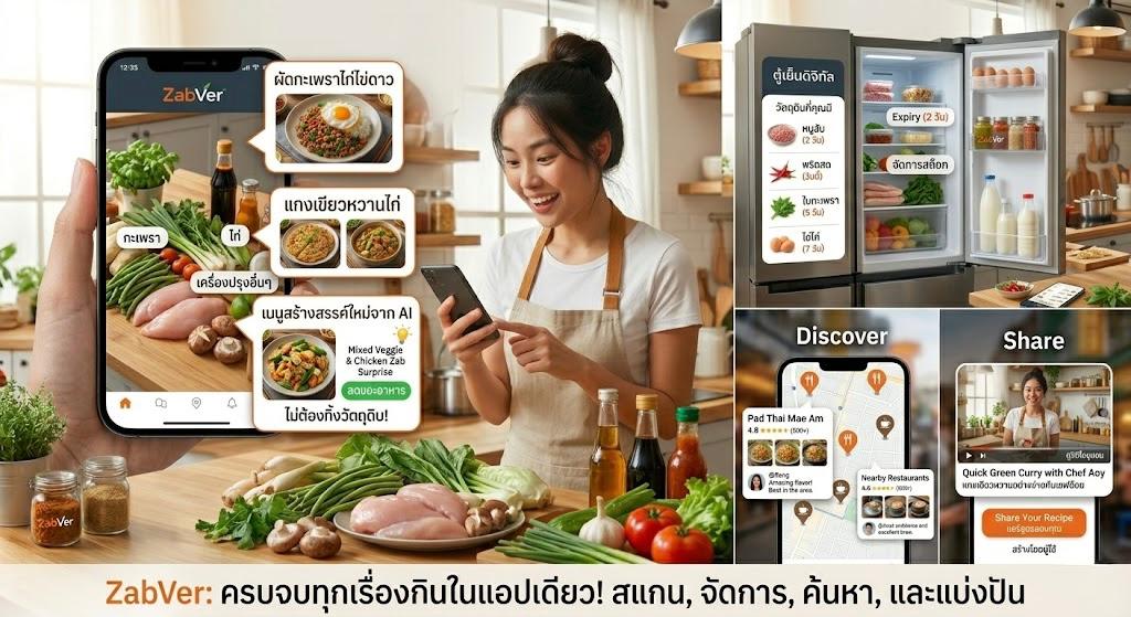 ZabVer — ครบจบทุกเรื่องกินในแอปเดียว